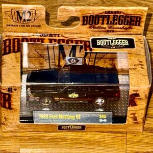 New Diecast M2 Machines Lunati Bootleggers 1988 Ford Mustang GT Card
